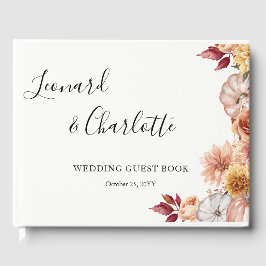 Fall Wedding Guests Book keepsake Gästebuch