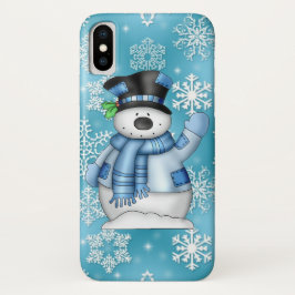 Fall WeihnachtsSchneemann Feiertags zehn Case-Mate iPhone Hülle