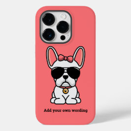 Fall White French Bulldog Case-Mate iPhone 14 Pro Hülle