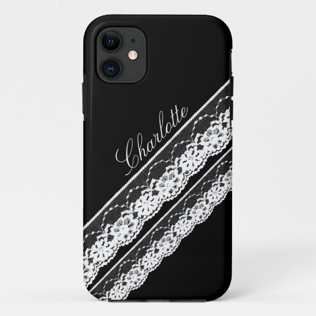 Fall White Lace Ribbons iPhone 5 Case-Mate iPhone Hülle (Rückseite)