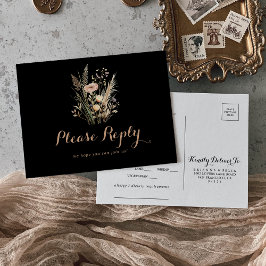 Fall Wild florales Menü Auswahl UAWG Postkarte