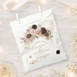 Fall Wildblume Gold Floral Brautparty Geschenktütchen