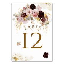 Fall Wildblume Gold Floral Brautparty