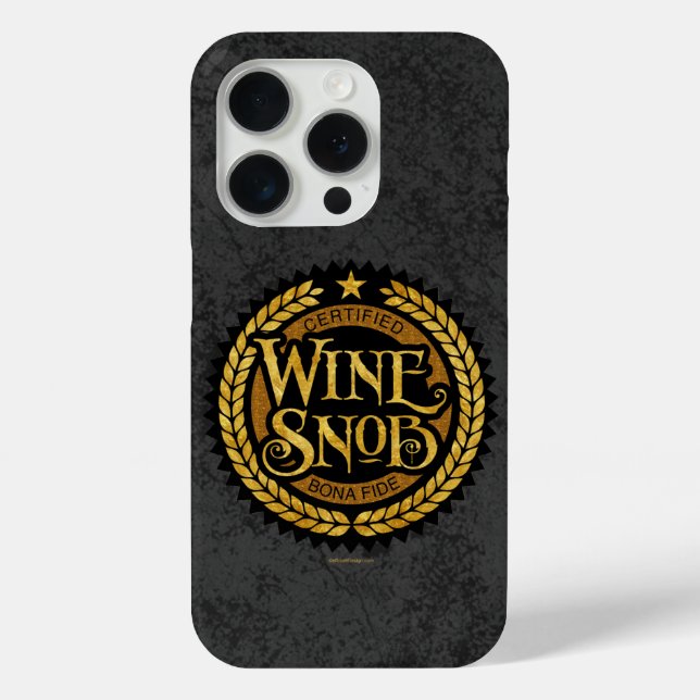 Fall "Wine Snob Case-Mate iPhone" iPhone Hülle (Rückseite)