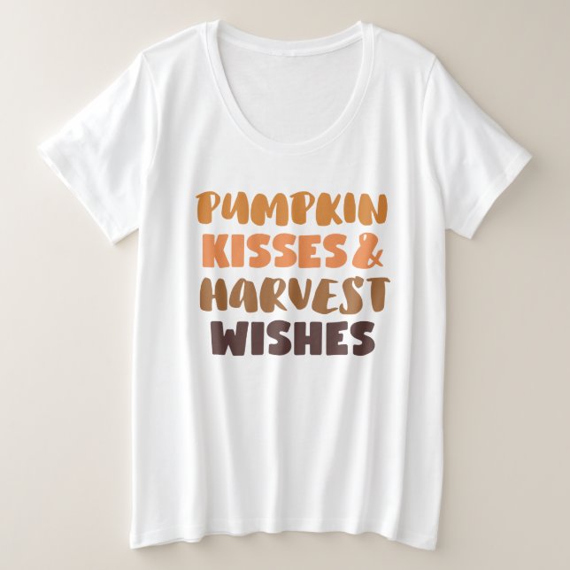 Fall Womens Plus Size Tshirt (Design vorne)