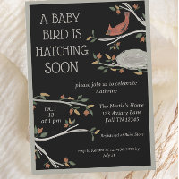 Fall Woodland Kardinal Nest Baby Dusche