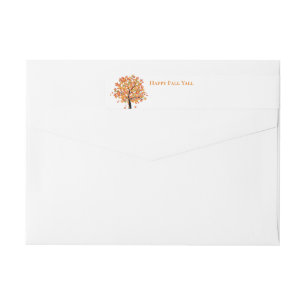Fall-Wrap um das Mailing-Label