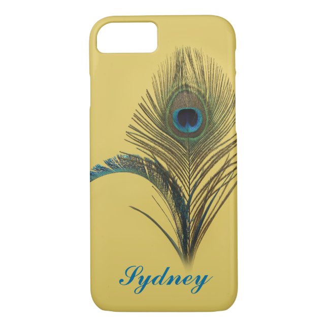 Fall Yellow Peacock iPhone 7 Case-Mate iPhone Hülle (Rückseite)
