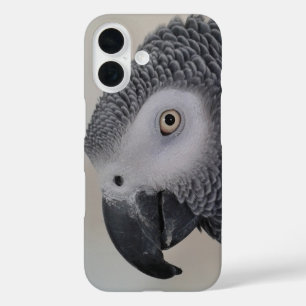 Fallbeispiel für afrikanisches graues Gesicht iPhone 16 Hülle