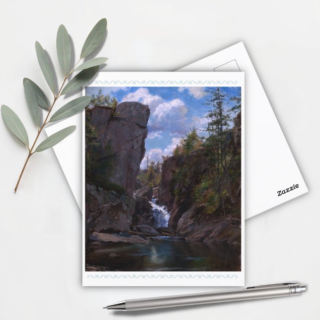 Fälle des Mississippi (1866) Postkarte (Von Creator hochgeladen)