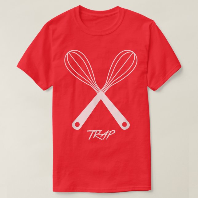 Falle, Gewittertes Backen T-Shirt (Design vorne)