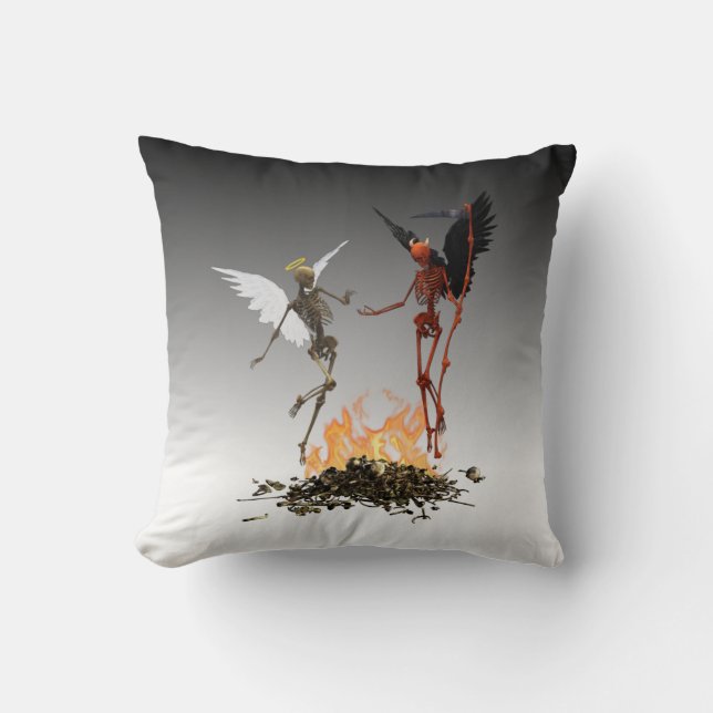 Fallen Angel Demon Devil Halloween Kissen (Vorderseite)