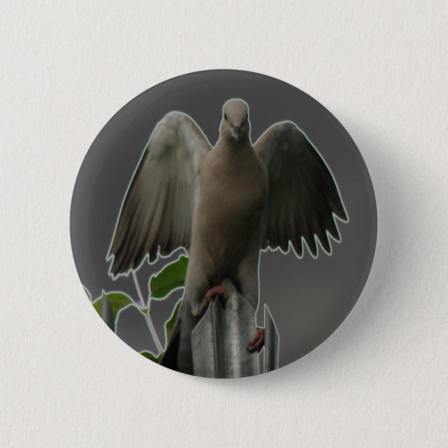 Fallen Angel Dove Button (Vorderseite)
