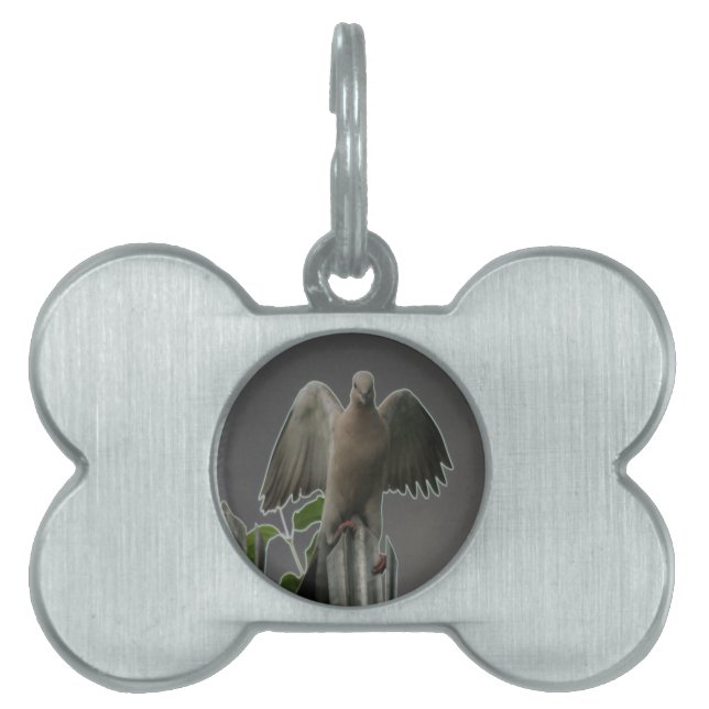 Fallen Angel Dove Tag Tiermarke (Vorderseite)