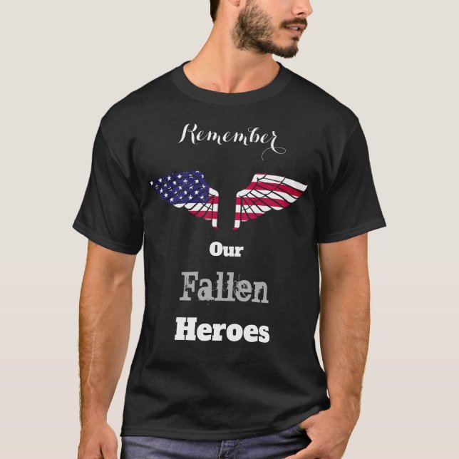Fallen Heroes Men's Basic T - Shirt (Vorderseite)