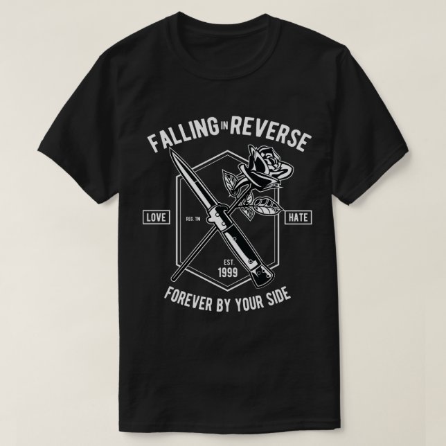Fallen in den T - Shirt der Rückmänner (Design vorne)