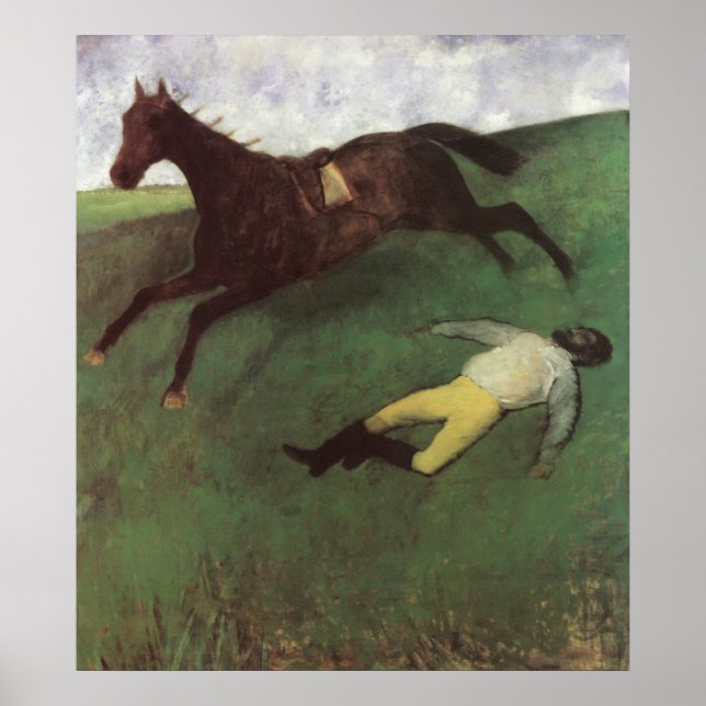 Fallen Jockey Poster (Vorne)