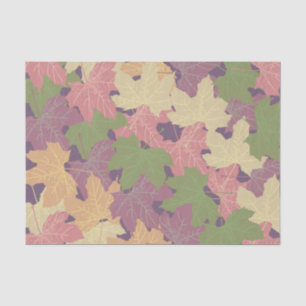 FALLEN MAPLE BLÄTTER GLÜCKLICH AUTUMN SEIDENPAPIER