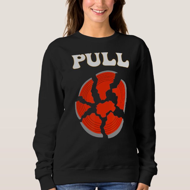 Fallen Pull Clay Shooting 1 Sweatshirt (Vorderseite)