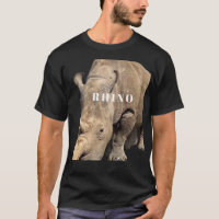 Fallen Sie mit dem Rhino Print Safari-Shirt stilvo