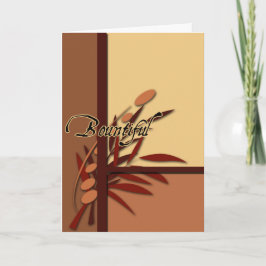 Fallen Sie unzählige Erntedank Feiertagskarte