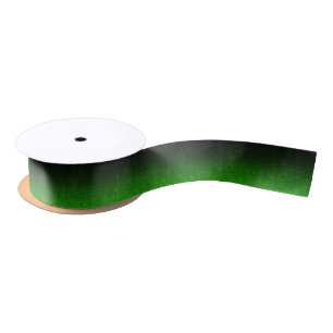 Fallen von Grün und Schwarz Glitzer Gradient Satinband