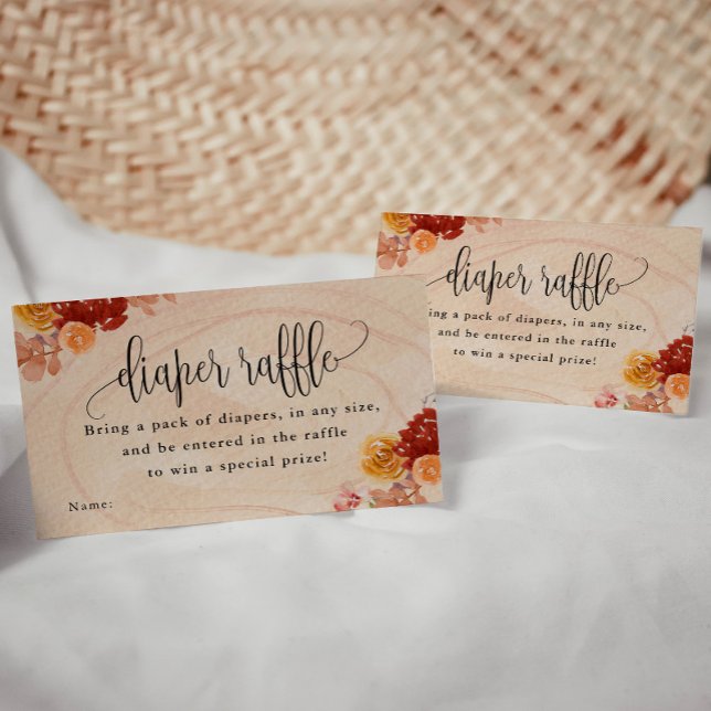 Fallen Woodland Animals Baby Diaper Raffle Ticket (Von Creator hochgeladen)