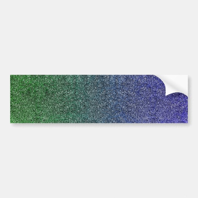 Fallend Forest Nightfall Glitzer Gradient Autoaufkleber (Vorne)