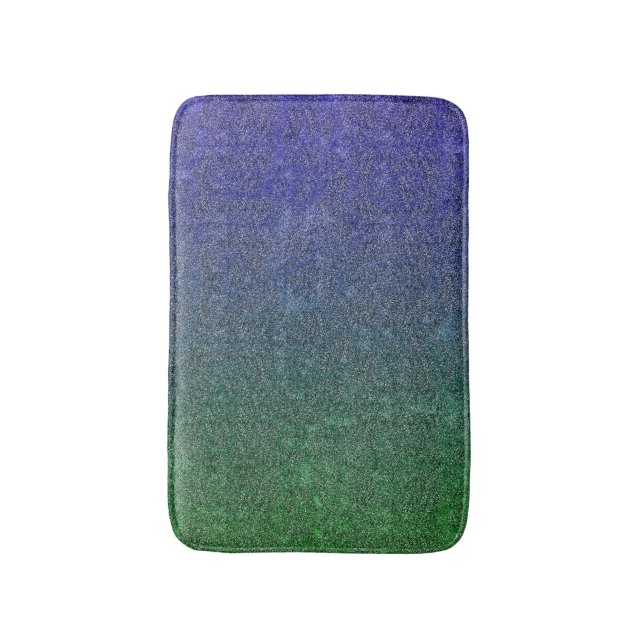 Fallend Forest Nightfall Glitzer Gradient Badematte (Vorderseite Vertikal)