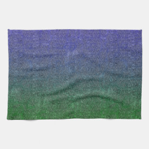 Fallend Forest Nightfall Glitzer Gradient Geschirrtuch