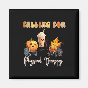 Fallend für Physikalische Therapie Erntedank Pumpk Magnet