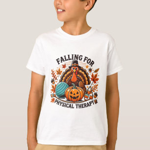 Fallend für physische Therapie Pt Pumpkin Fall Dan T-Shirt