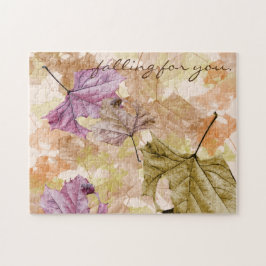 "fallend für Sie" Herbst PUZZLESPIEL