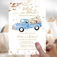 Fallend in Liebe Budget Boy Baby Shower Einladung