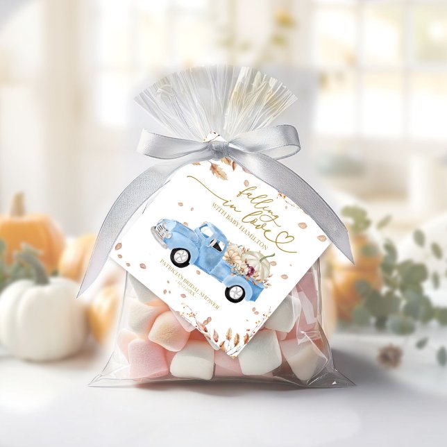 Fallend in Liebe Fall Boy Baby Dusche Geschenkanhänger (Von Creator hochgeladen)