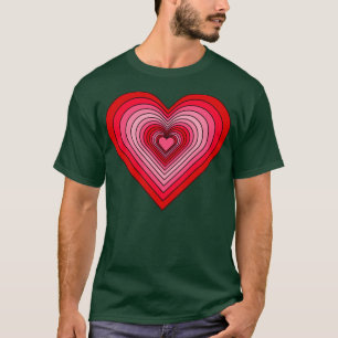 Fallend in Liebe Valentinstag Herzmuster 3 T-Shirt