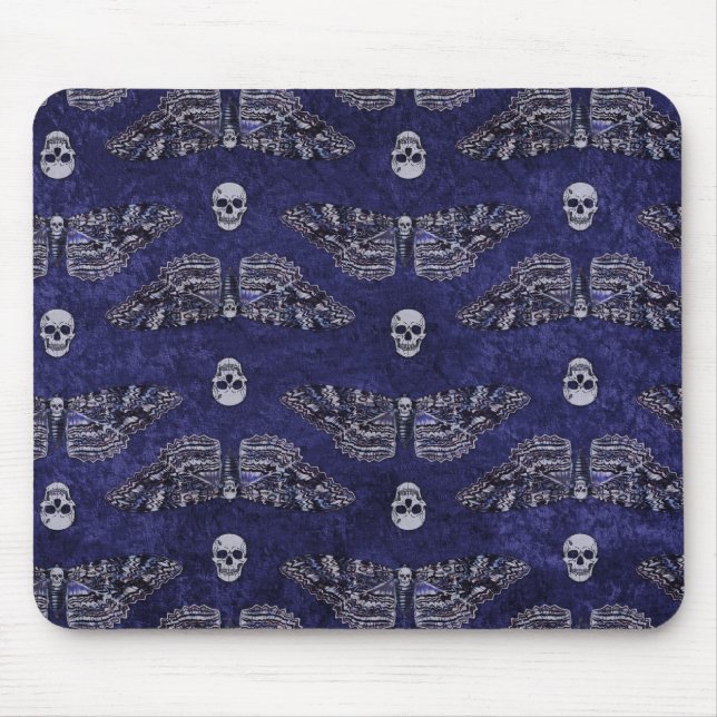Fallend Totschlucht Moth and Skulls Mousepad (Vorne)