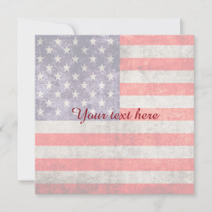 Fallende antike amerikanische Flagge