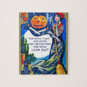 Fallende Ausblicke Halloween-Zeit