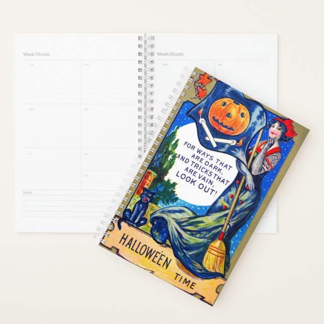 Fallende Ausblicke Halloween-Zeit Planer (Anzeige)