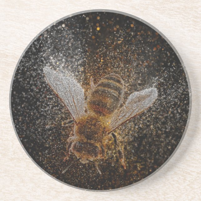 Fallende Bienen sind magisch Getränkeuntersetzer (Vorne)