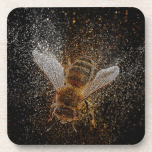 Fallende Bienen sind magisch Getränkeuntersetzer