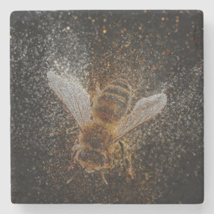 Fallende Bienen sind magisch Steinuntersetzer