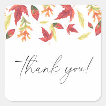 Fallende Blätter Herbstdusche Danke