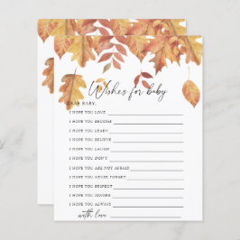 Fallende Blätter - Party | Wünsche für Babyspiel