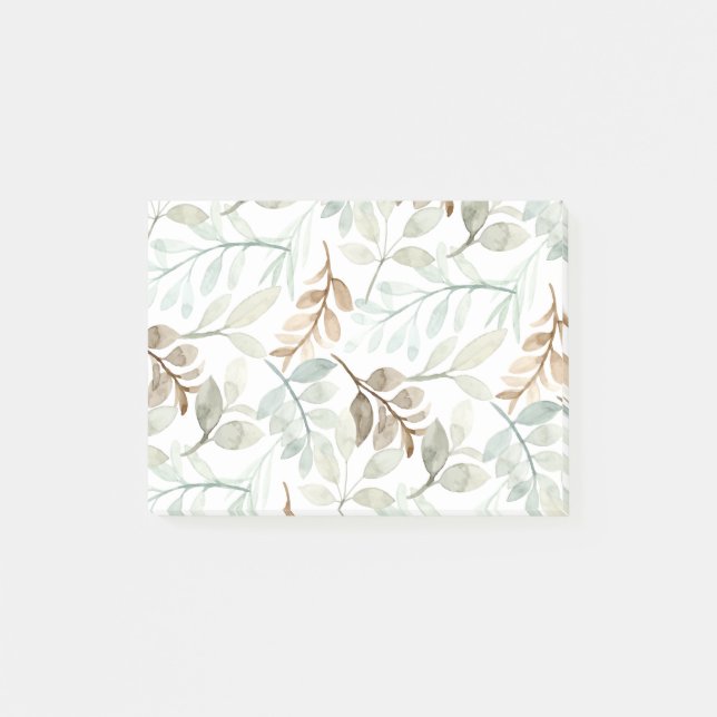 Fallende Blätter Post-it Klebezettel (Vorderseite)