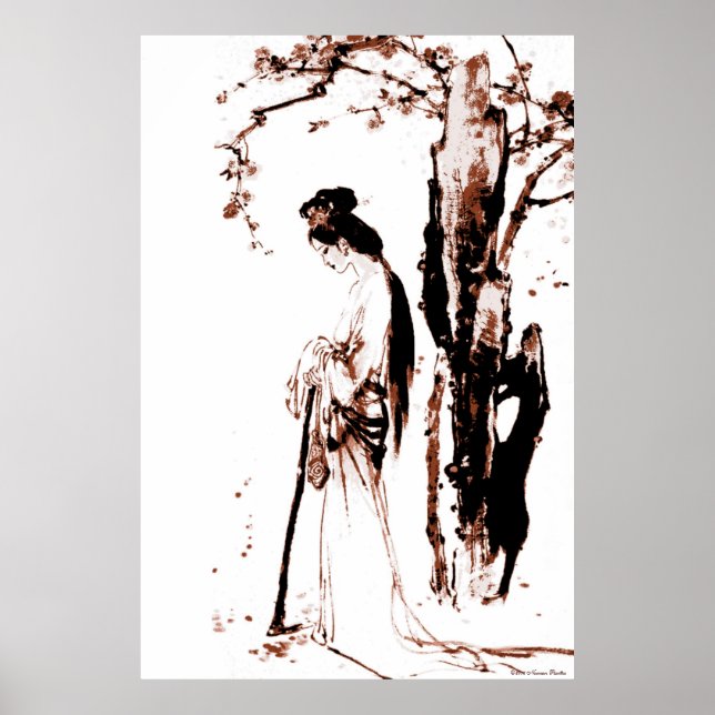 Fallende Blätter Poster (Vorne)