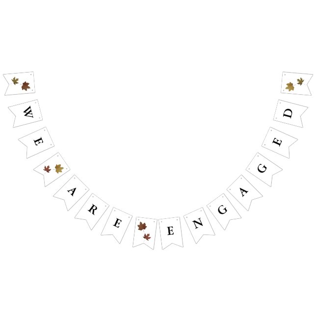 Fallende Blätter Wimpelkette (Alle)