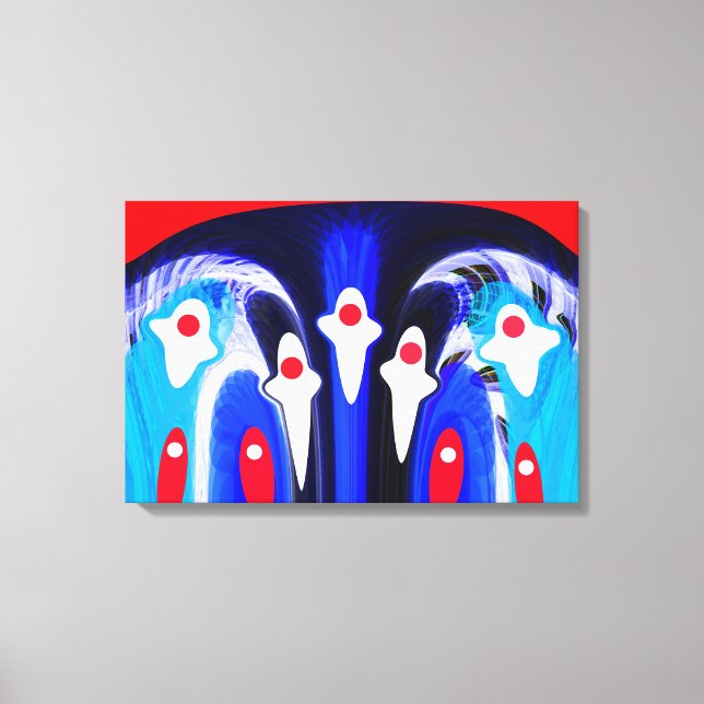 Fallende Engelkunst Leinwanddruck (Vorderseite)