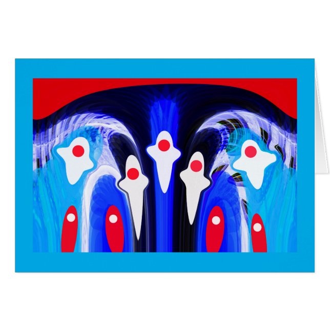 Fallende Engelskarte (Vorderseite (Horizontal))